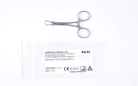 Backhaus Towel Forceps - 90mm