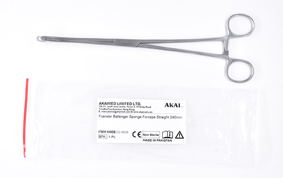 Foerster Ballenger Sponge forceps straight -240mm