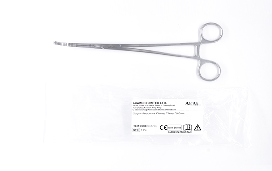 Guyon atraumatic kidney  clamp - 240mm