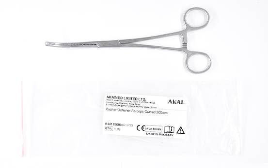 Kocher Ochsner forceps curved - 200mm