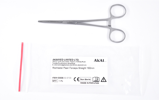 Rochester pean forceps straight - 160mm